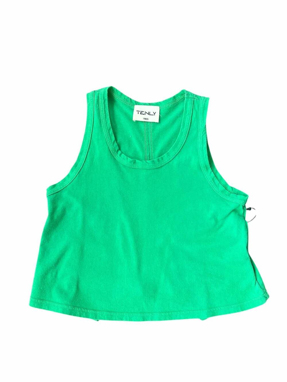 NEW TENLY girls flared swing tank top in kelly green